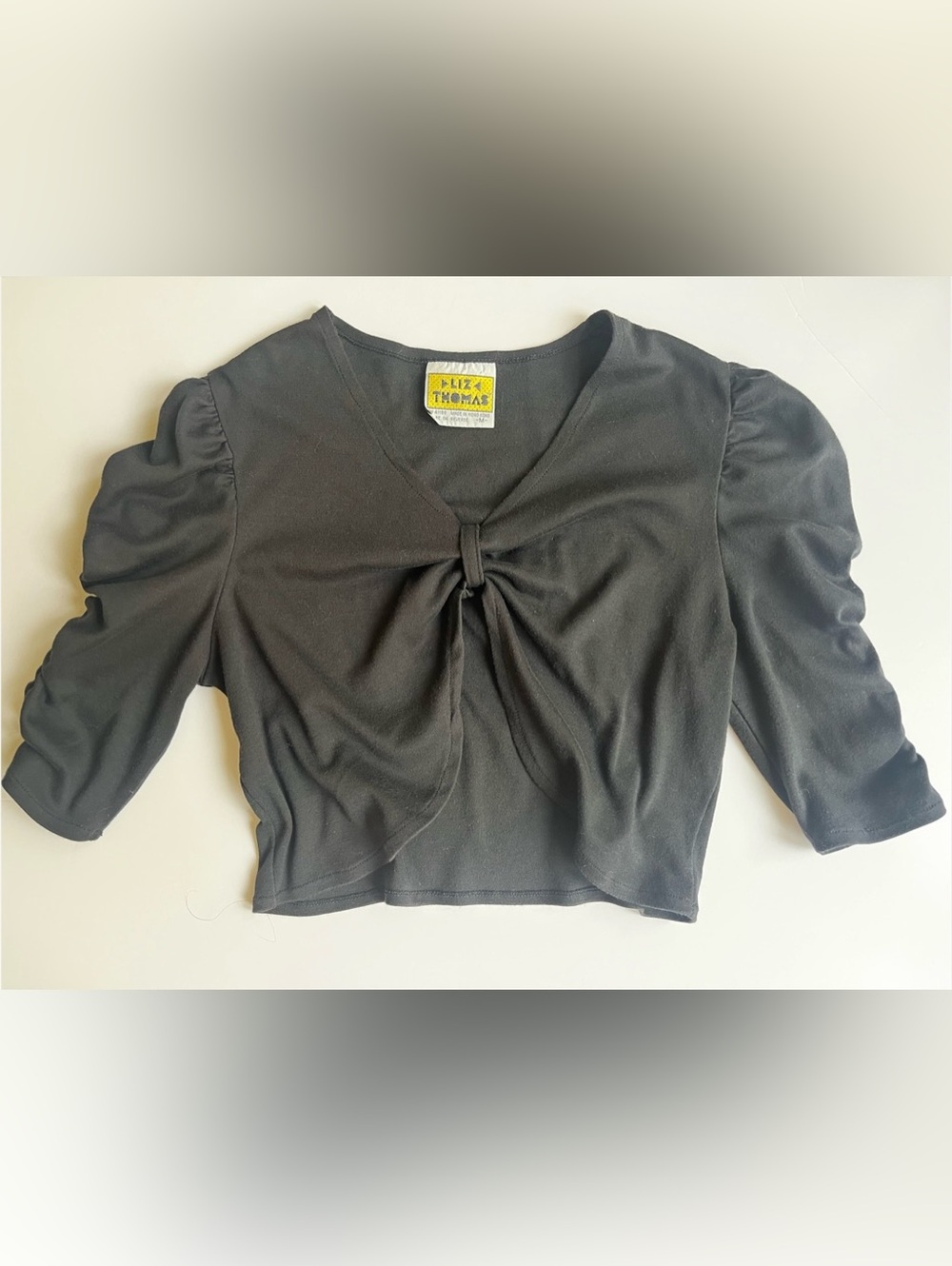 Liz Thomas Black Short Sleeve Bolero